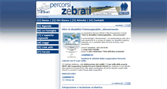 Desktop Screenshot of percorsizebrati.it